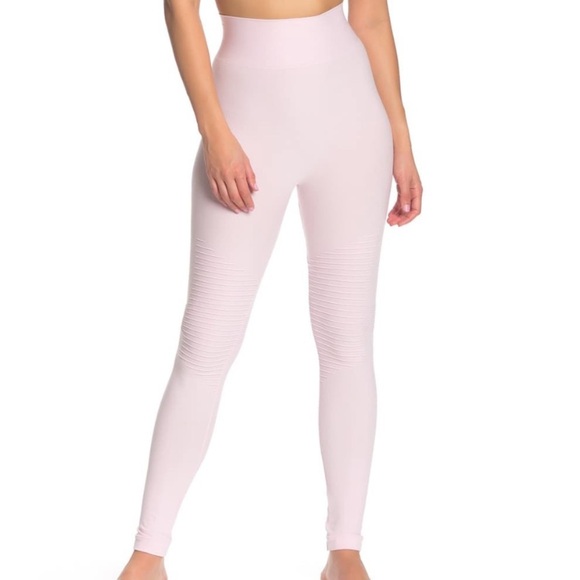 NWT Electric Yoga Moto Legging Pink M/L - Picture 1 of 6